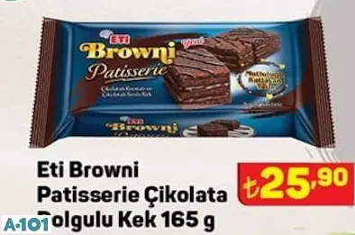 ETİ BROWNİ PATİSSERİE ÇİKOLATALI KREMALI KEK ETİ BROWNİ PATİSSERİE ÇİKOLATALI KREMALI KEK